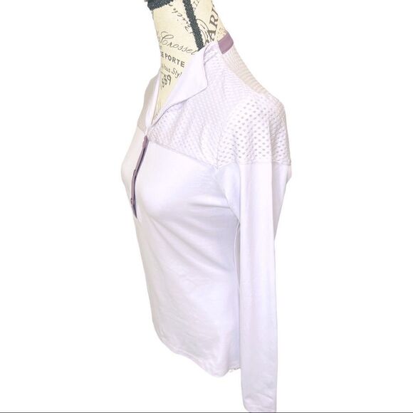 Lija Style Keen Athletic Polo in Purple - Picture 3 of 8